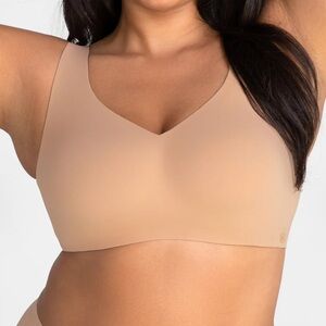 NWT Honeylove TAN Soft Form Slipover Bra, 40C/D *P1101